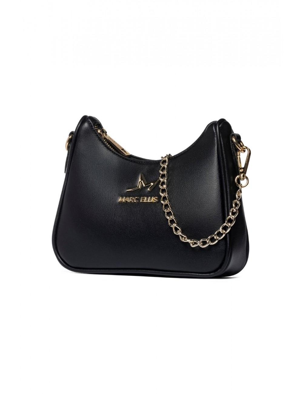 borsa marc ellis DONNA BLACK - ARIEL STAR vista laterale