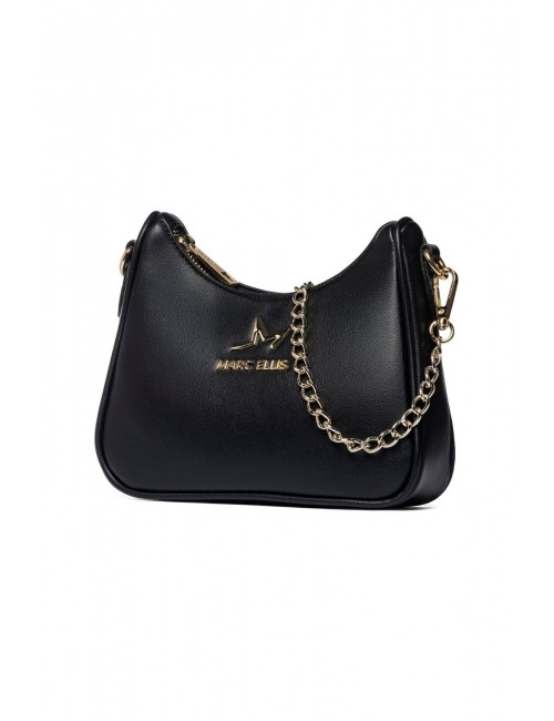 borsa marc ellis DONNA BLACK - ARIEL STAR vista laterale