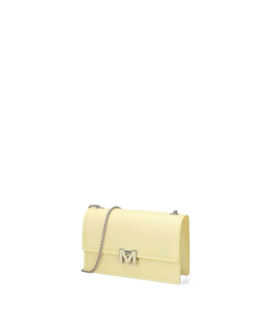 borsa marc ellis DONNA WAX YELLOW E SILVER - FLAT SUPERMEE M 26 vista laterale