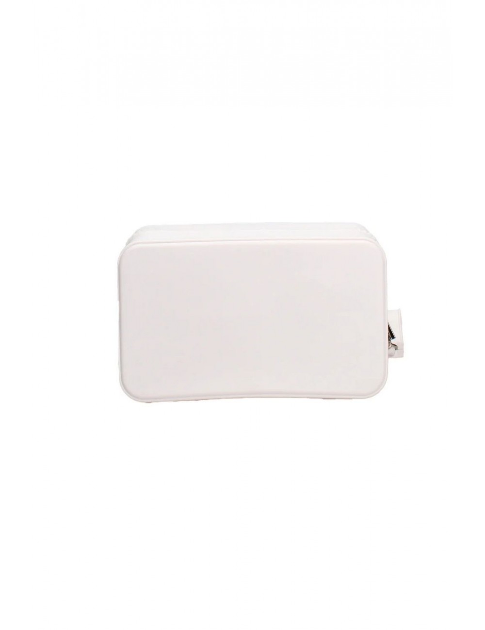 pochette marc ellis DONNA MILK E SILVER - FLAT SPONGE CLUTCH S vista posteriore