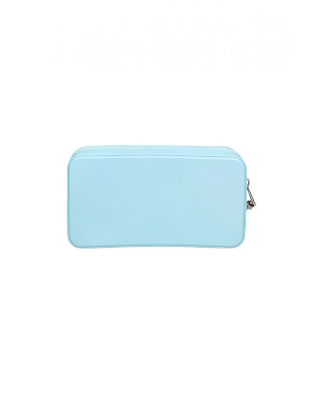 pochette marc ellis DONNA ANGEL BLUE E SILVER - FLAT SPONGE CLUTCH M vista posteriore