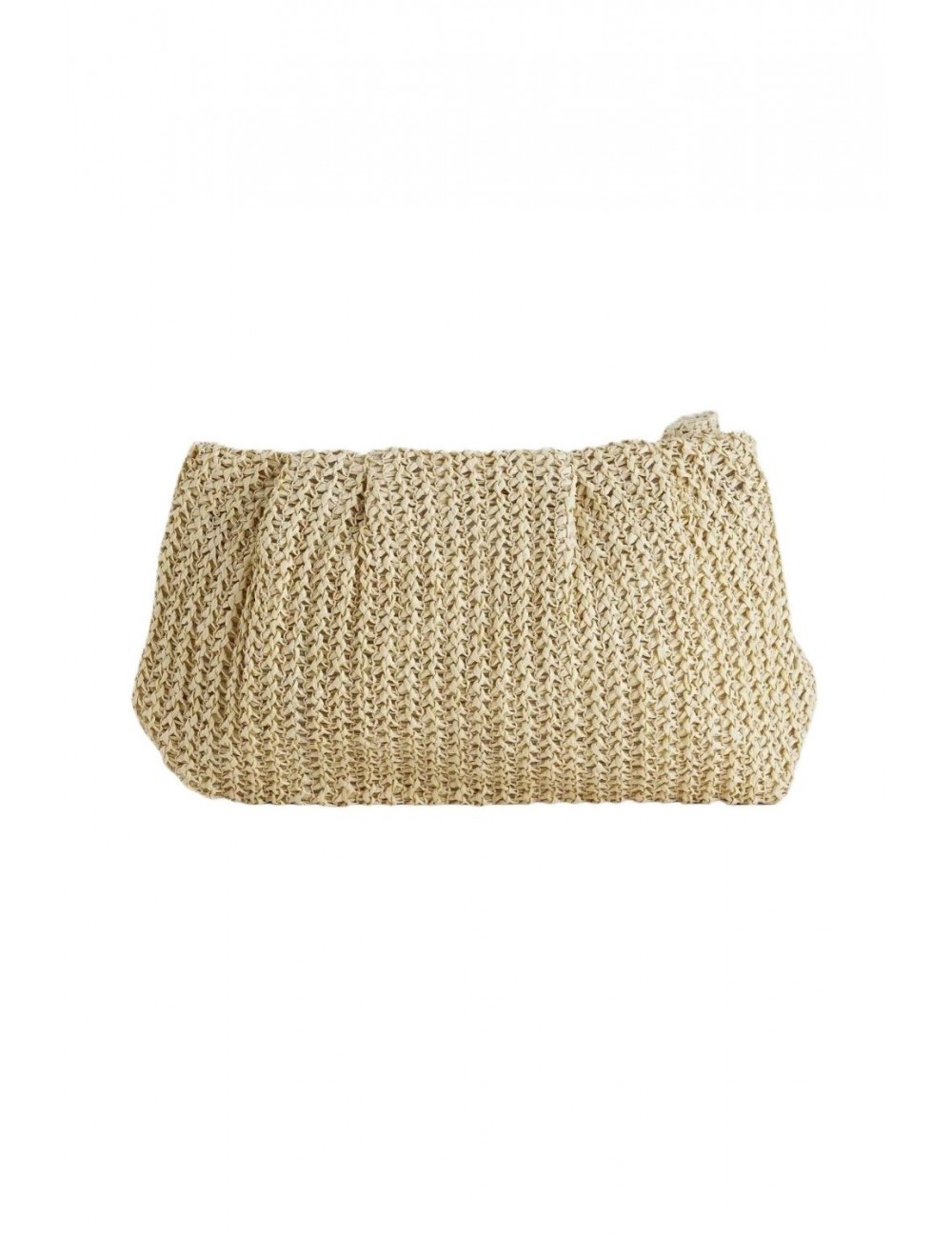 pochette marc ellis DONNA BEIGE NATURAL - BUBY S. CLAIRE C vista frontale