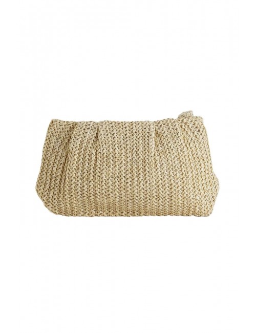 pochette marc ellis DONNA BEIGE NATURAL - BUBY S. CLAIRE C vista posteriore