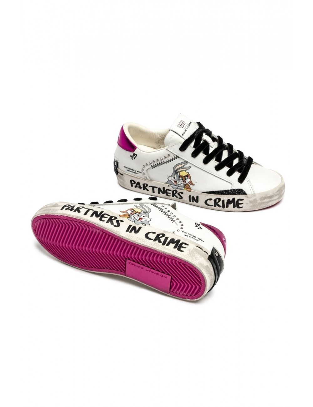 scarpe crime london DONNA BIANCHE - 88009AA8.10 vista dettagli