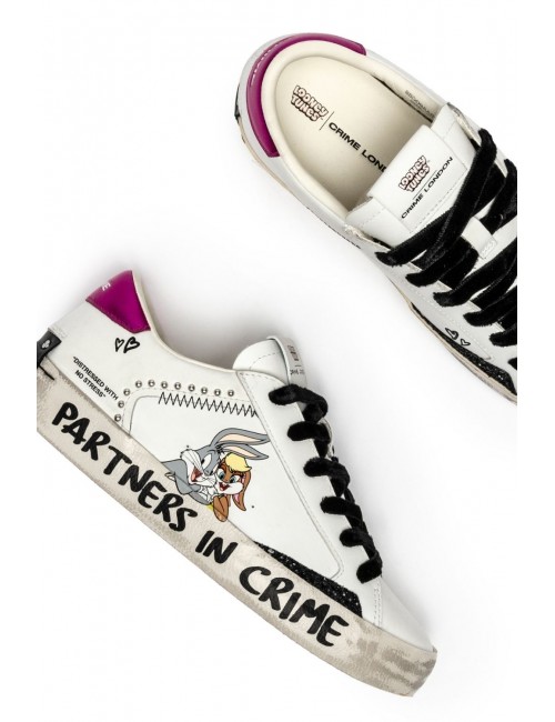scarpe crime london DONNA BIANCHE - 88009AA8.10 vista superiore