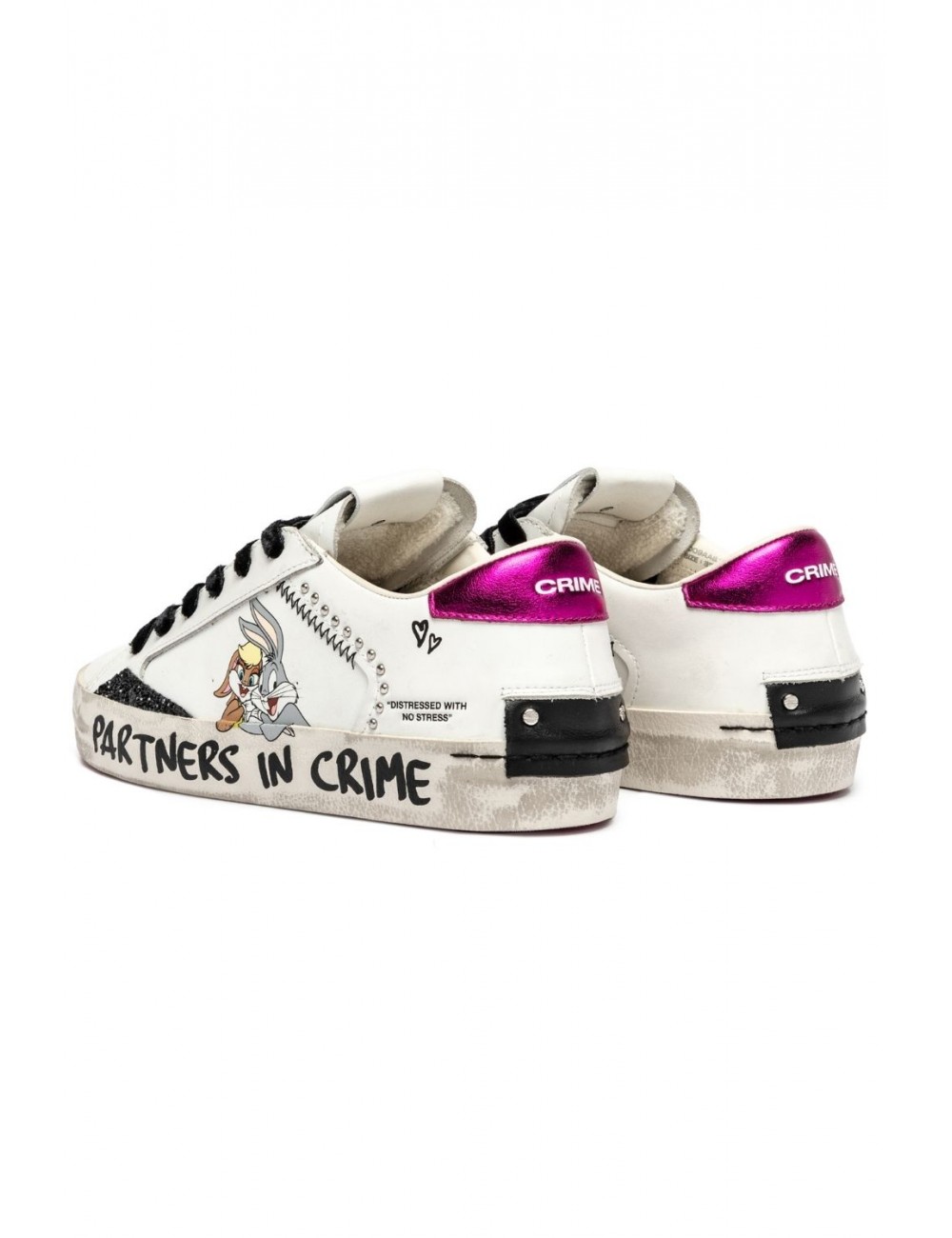 scarpe crime london DONNA BIANCHE - 88009AA8.10 vista posteriore