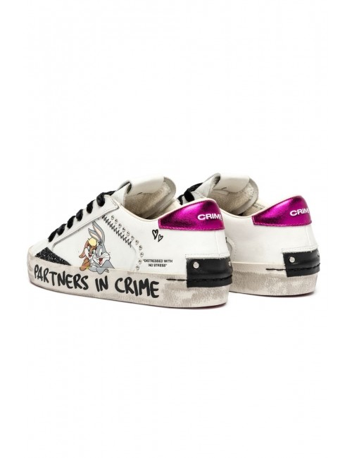 scarpe crime london DONNA BIANCHE - 88009AA8.10 vista posteriore