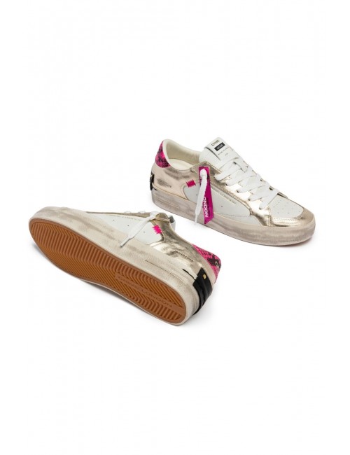 scarpe crime london DONNA BIANCHE E PLATINO - 29119EE8.26 vista dettagli