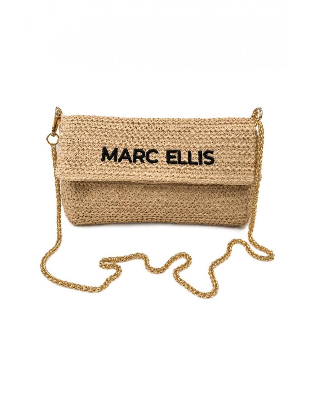 borsa marc ellis DONNA BEIGE NATURAL - BUBY ANTIGUA P vista frontale