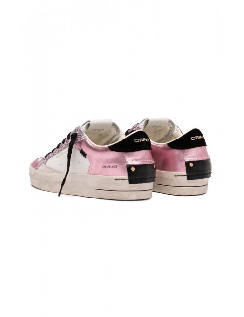 scarpe crime london DONNA BIANCHE E ROSA - 25118II8.73 vista posteriore