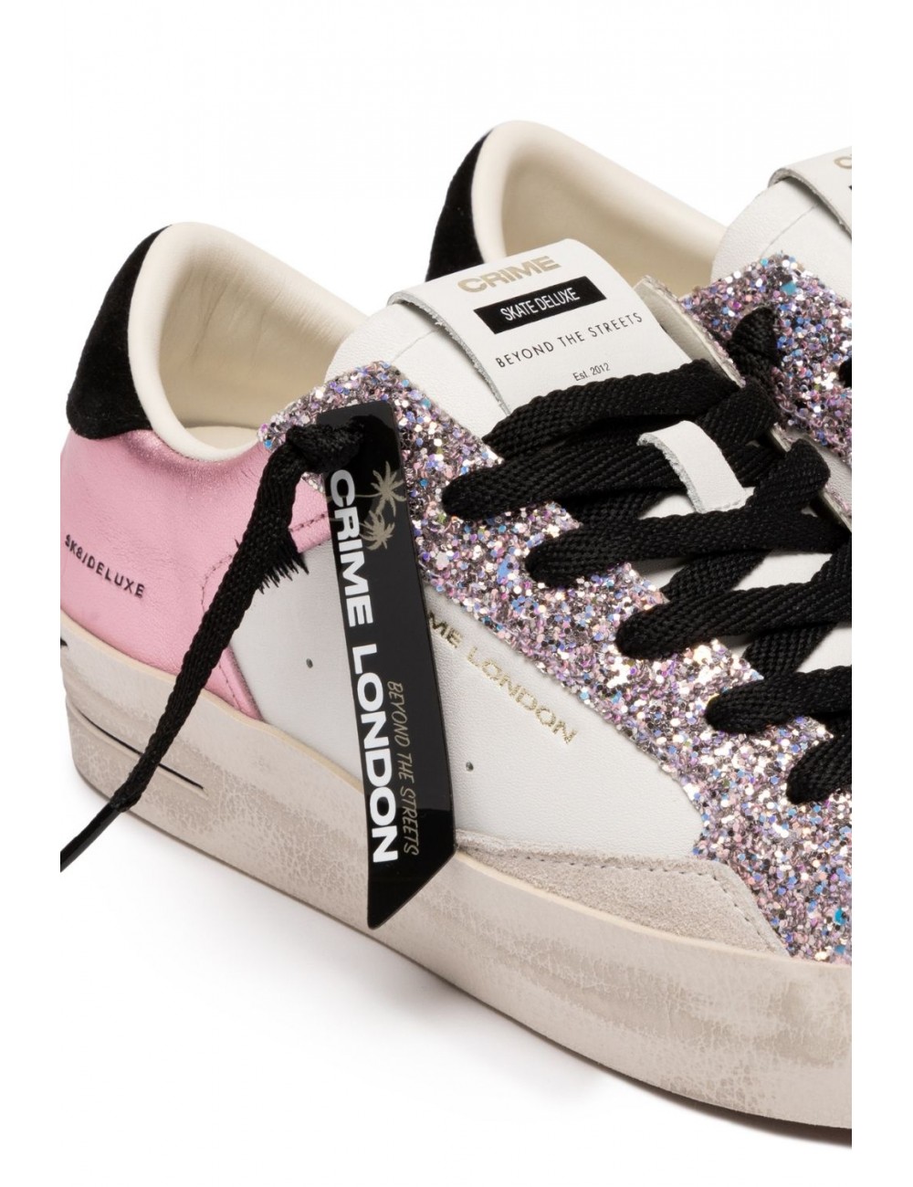 scarpe crime london DONNA BIANCHE E ROSA - 25118II8.73 vista dettaglio