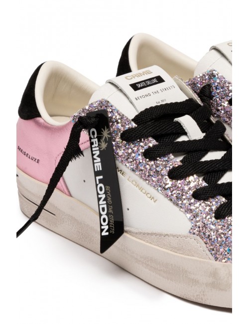 scarpe crime london DONNA BIANCHE E ROSA - 25118II8.73 vista dettaglio