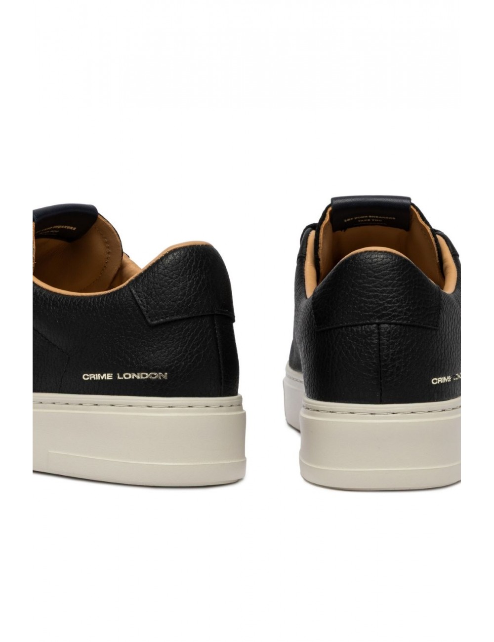 scarpe crime london UOMO NERE - 19900EE8.20 vista tallone