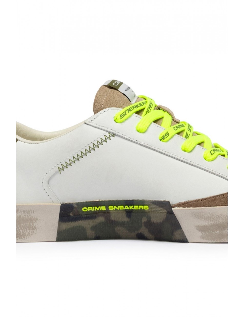 scarpe crime london UOMO BIANCHE - 19001PP8.10 vista dettaglio