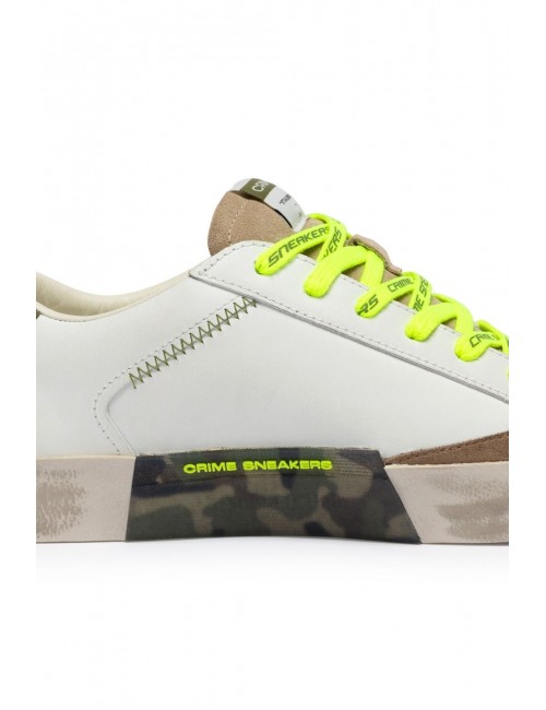 scarpe crime london UOMO BIANCHE - 19001PP8.10 vista dettaglio