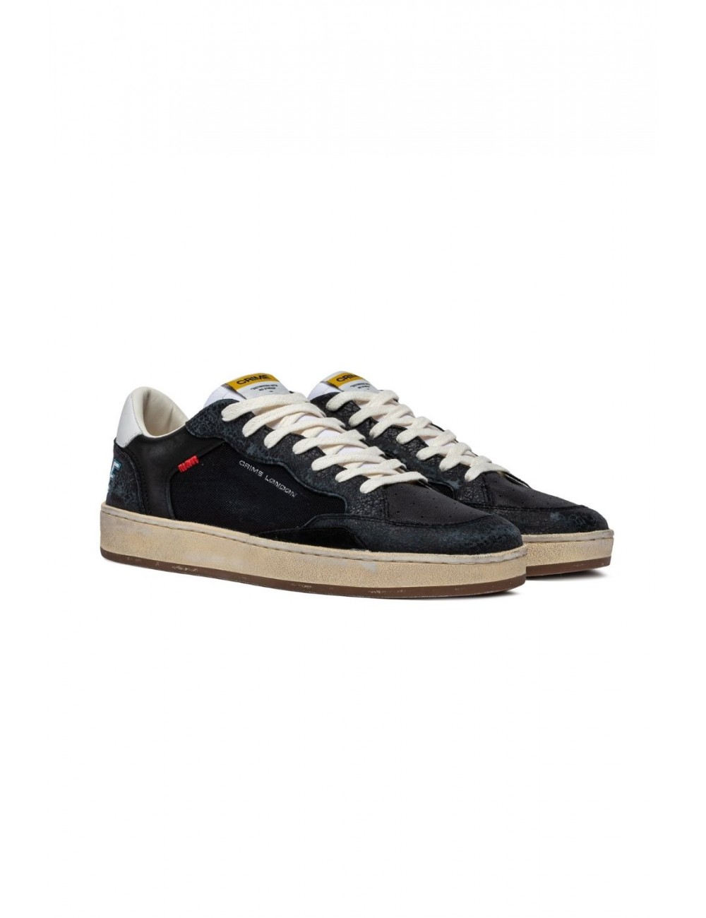scarpe crime london UOMO NERE - 14207PP7.20 vista frontale