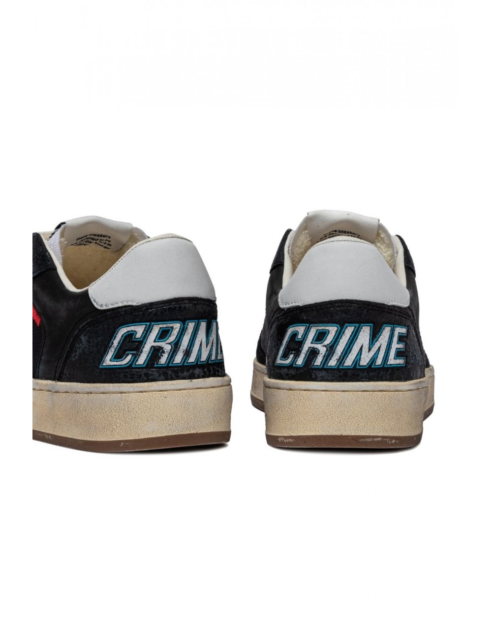 scarpe crime london UOMO NERE - 14207PP7.20 vista tallone