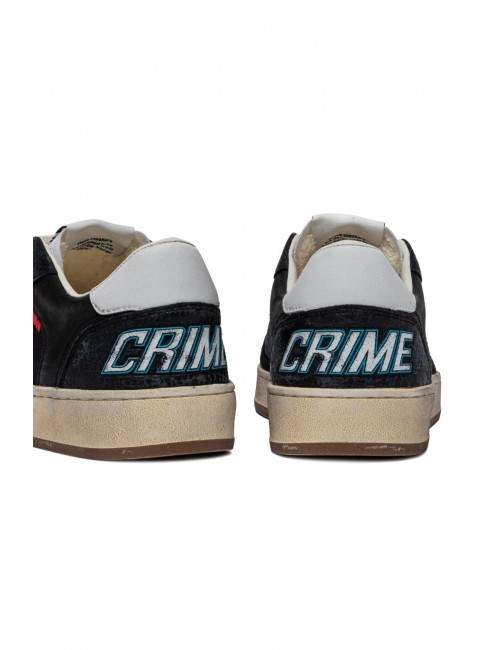 scarpe crime london UOMO NERE - 14207PP7.20 vista tallone