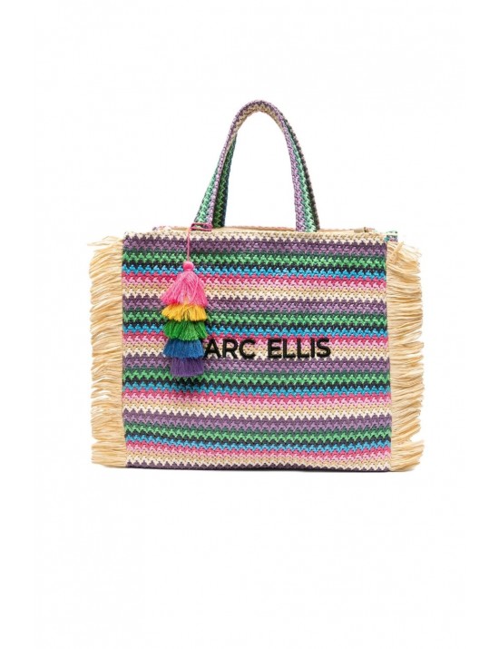 borsa marc ellis DONNA MULTICOLOR PINK - BUBY S. CLAIRE L vista frontale