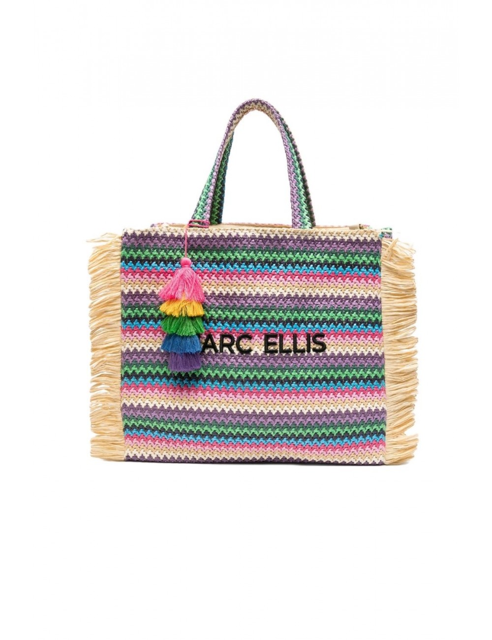 borsa marc ellis DONNA MULTICOLOR PINK - BUBY S. CLAIRE L vista frontale