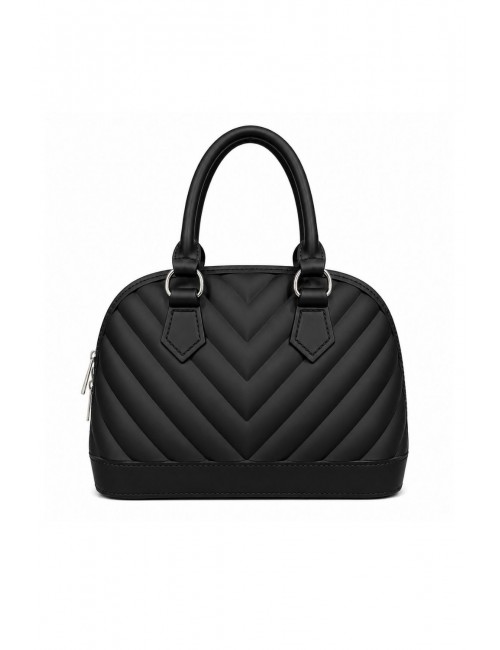 borsa marc ellis DONNA BLACK E SILVER - FLAT MAYA M vista posteriore