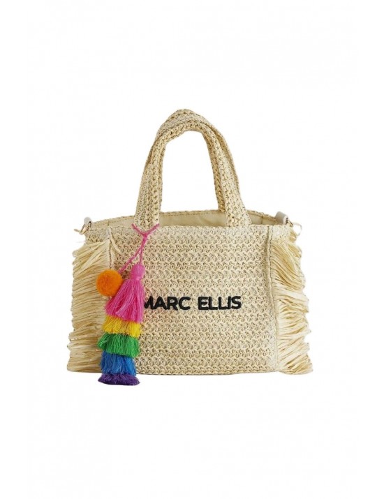 borsa marc ellis DONNA BEIGE NATURAL - BUBY S. CLAIRE S vista frontale