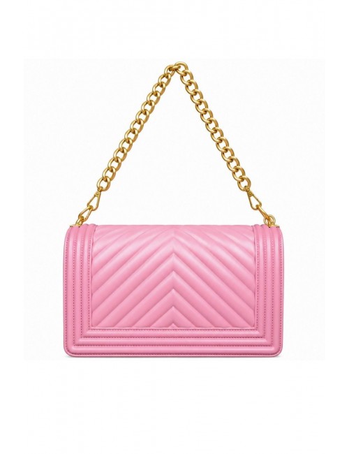 borsa marc ellis DONNA ROSA E ORO CASHMERE ROSE/MATT GOLD - FLAT M 26 vista posteriore