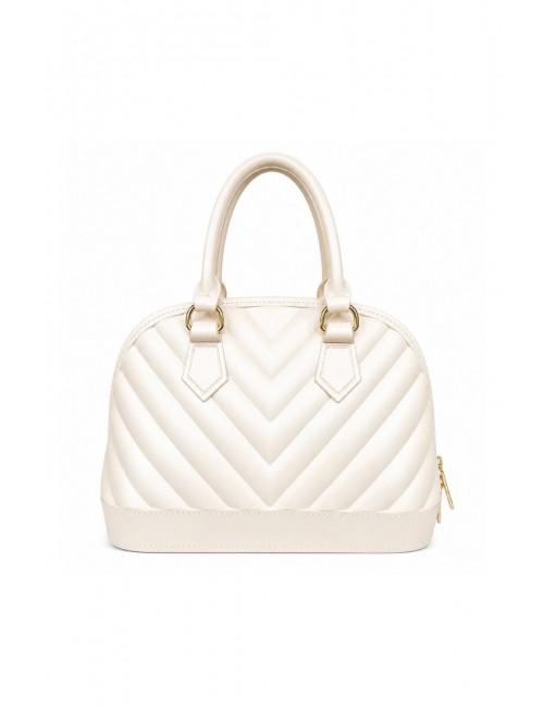 borsa marc ellis DONNA BEIGE E LIGHT GOLD - FLAT MAYA M vista posteriore
