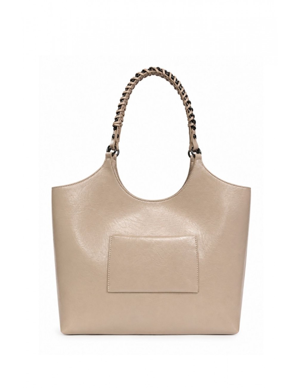borsa john richmond DONNA BEIGE MUD - RWP26348BO vista frontale