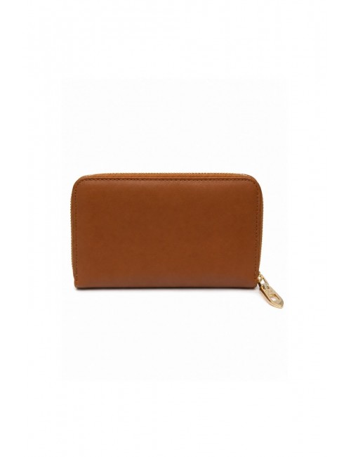 portafoglio secret pon pon DONNA CUOIO LIGHT TAN - MARLENE WALLET vista posteriore