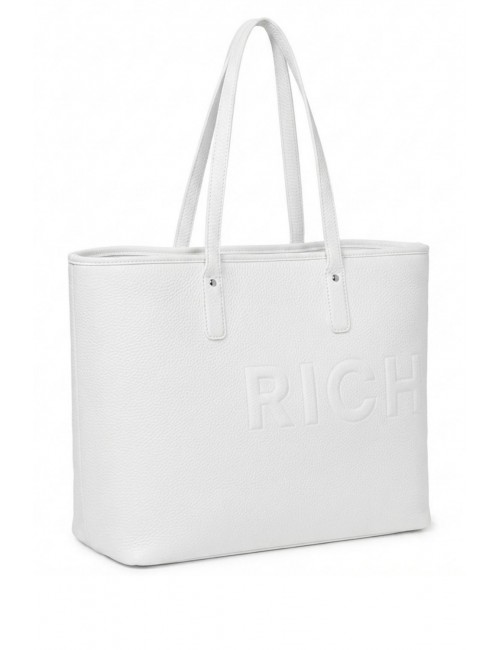 borsa john richmond DONNA WHITE - UWP26270BO vista laterale