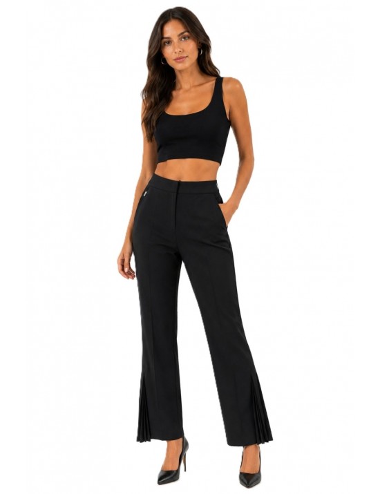 pantalone jijil DONNA NERO 0002 - JPI25PA086 vista frontale