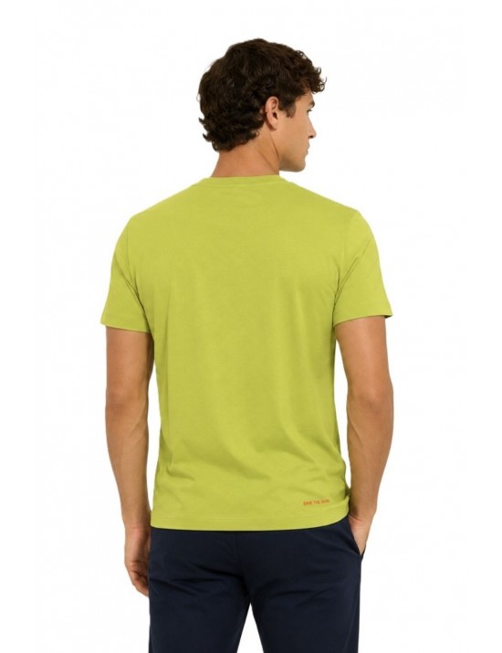 t-shirt save the duck UOMO BIANCA 00000 - DT1194M - BESY22 ADELMAR vista frontale