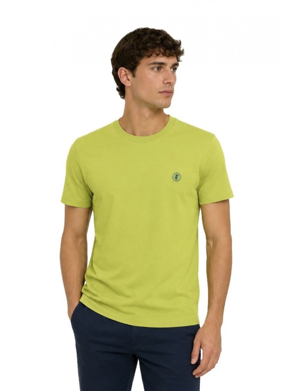 t-shirt save the duck UOMO BIANCA 00000 - DT1194M - BESY22 ADELMAR vista frontale