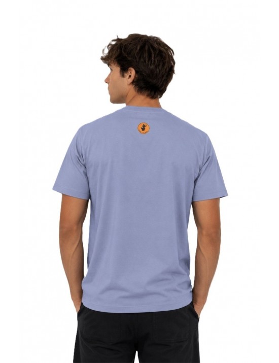 t-shirt save the duck UOMO AZZURRA 90072 - DT2795M - BESY22 ABRAM vista frontale