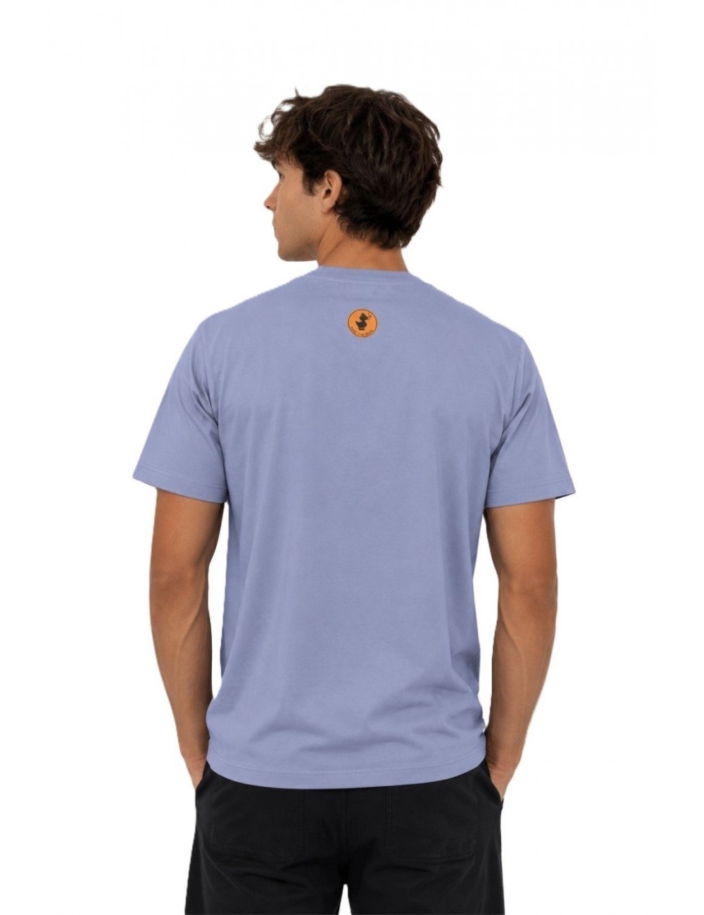 t-shirt save the duck UOMO AZZURRA 90072 - DT2795M - BESY22 ABRAM vista posteriore