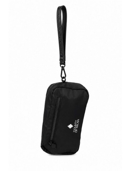 pochette marcelo burlon county of milan UOMO NERO E BIANCO - COMAS260375 vista frontale 2
