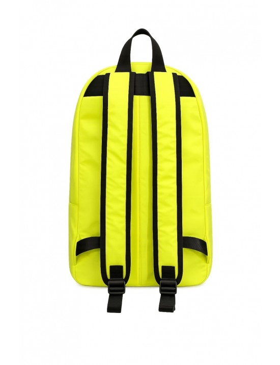 zaino marcelo burlon county of milan UNISEX GIALLO FLUO E NERO - COMAS260302 vista frontale