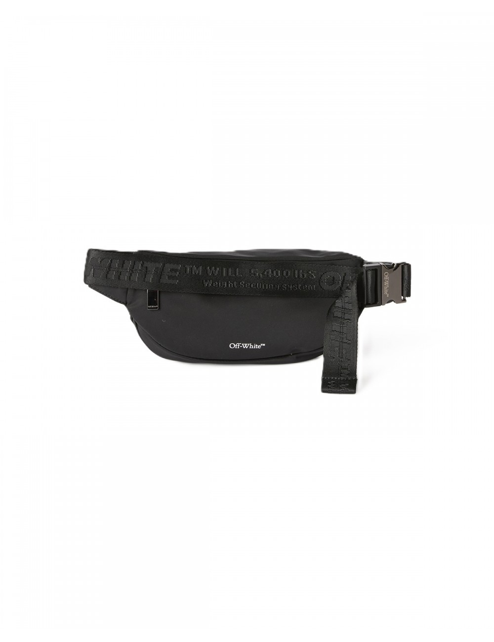 marsupio off-white UOMO BLACK-WHITE - OMNT001C99FAB0011001 vista posteriore