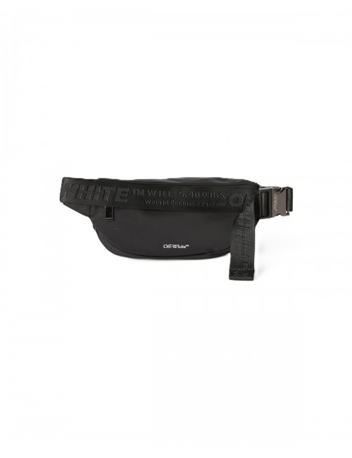 marsupio off-white UOMO BLACK-WHITE - OMNT001C99FAB0011001 vista posteriore