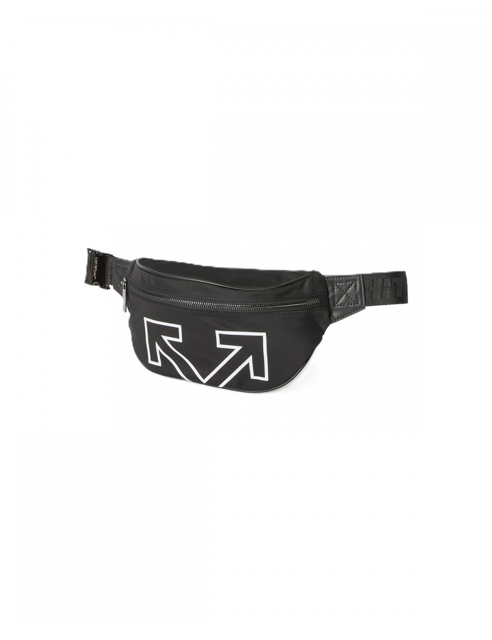 marsupio off-white UOMO BLACK-WHITE - OMNT001C99FAB0011001 vista frontale