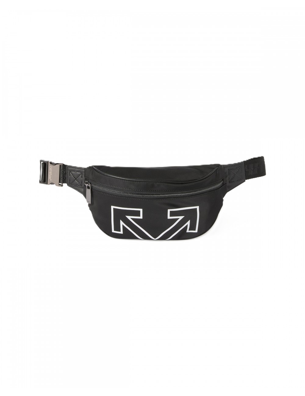 marsupio off-white UOMO BLACK-WHITE - OMNT001C99FAB0011001 vista frontale