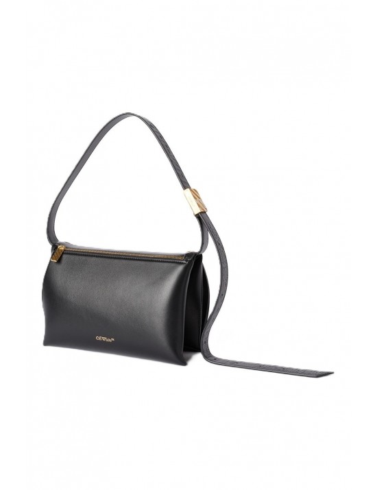 borsa off-white DONNA BLACK - OWNN18MS26LEA0011000 vista frontale