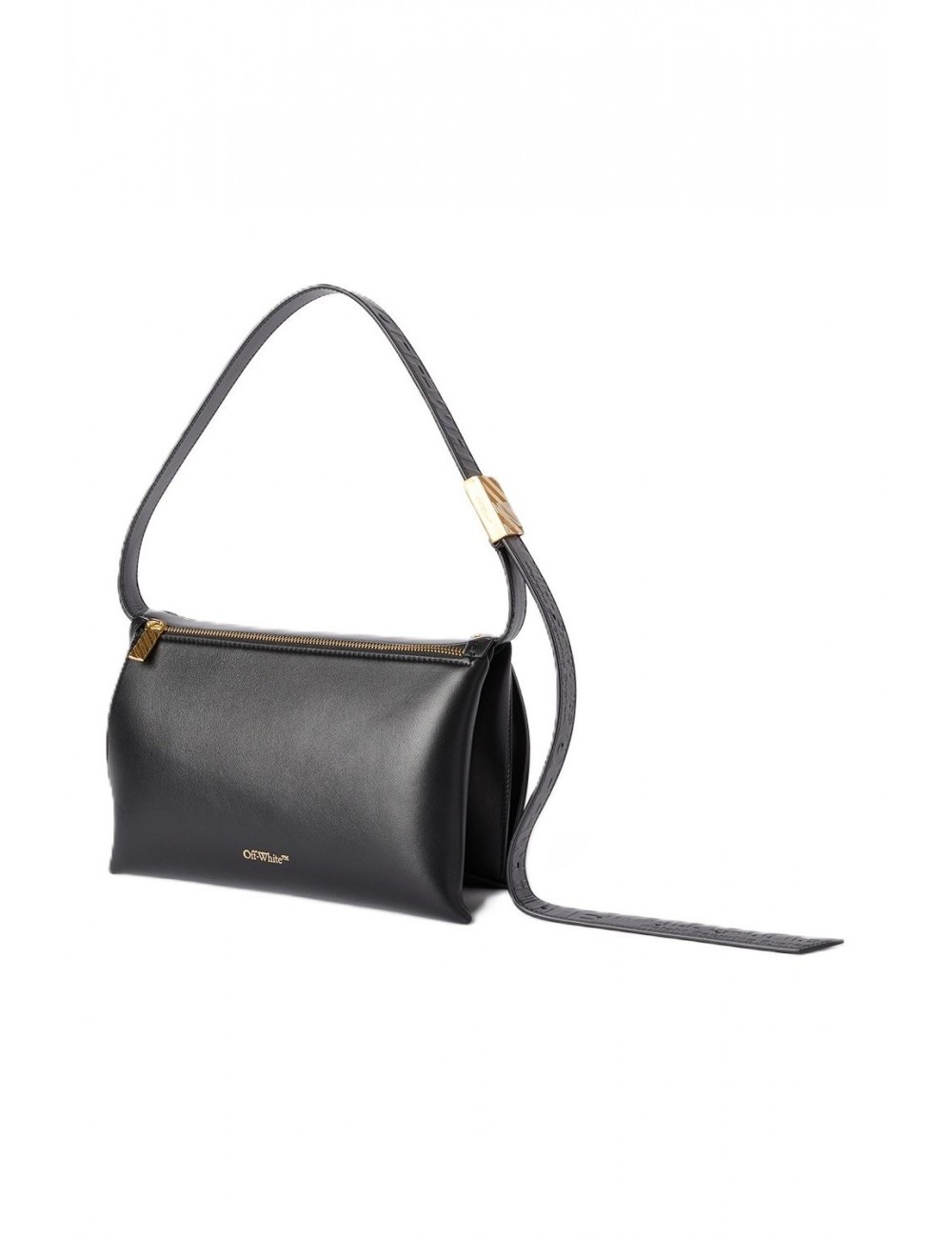 borsa off-white DONNA BLACK - OWNN18MS26LEA0011000 vista laterale