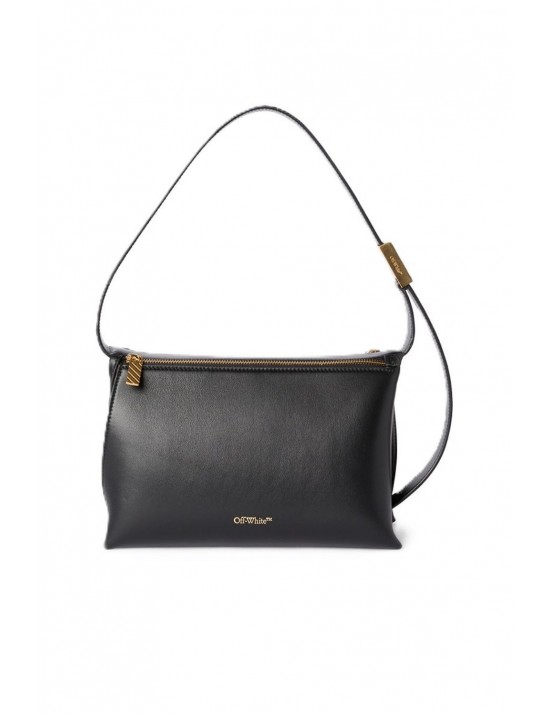 borsa off-white DONNA BLACK - OWNN18MS26LEA0011000 vista frontale