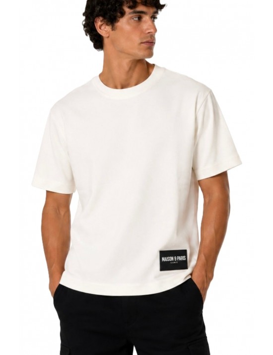 t-shirt maison 9 paris UOMO PANNA - M9M2921 vista frontale