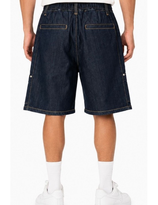 pantaloncino maison 9 paris UOMO BLU - M9S913 vista frontale